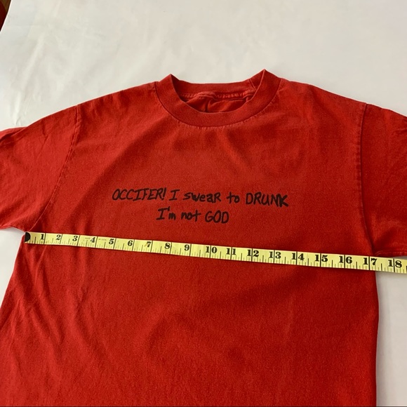 Funny Drunk graphic tee SS size Small - Picture 4 of 6
